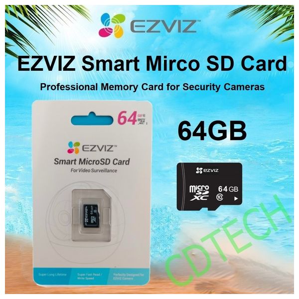 EZVIZ Smart MicroSD Memory Card 64GB 2