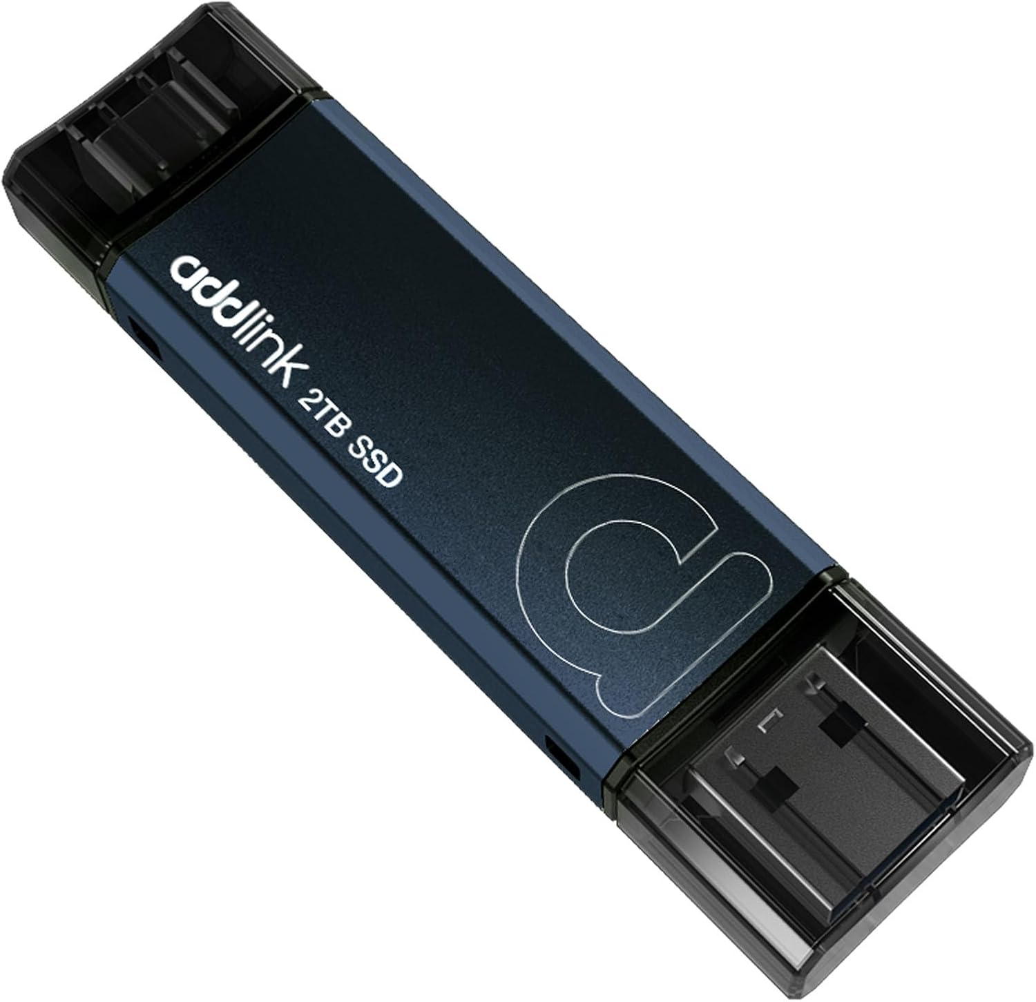 Addlink P50 2TB Mini Portable SSD Stick 1050MB/s USB 3.2 Gen 2 Dual Type-C & Type-A Thumb Drive External Solid State Drive for iPhone 16/15 Pro Max Pr